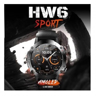 HW6 Sport — це смартгодинник, який може відстежувати спортивну активність та кон. . фото 4