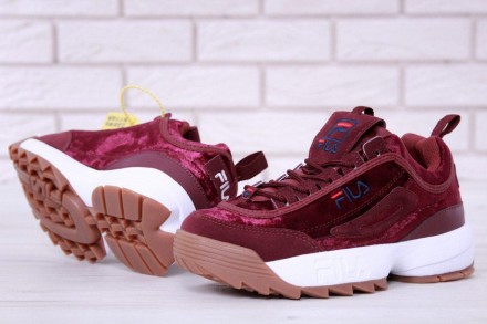 Кроссовки женские бордовые Fila Disraptor 2 Bordo
 
FILA - это модно-спортивный . . фото 6