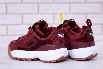 Кроссовки женские бордовые Fila Disraptor 2 Bordo
 
FILA - это модно-спортивный . . фото 5