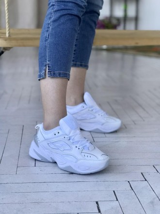 Кроссовки женские белые Nike M2k Tekno
Стильные женские кроссовки Найк М2К Техно. . фото 2