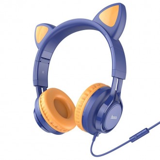 Hoco W36 - це ергономічні накладні навушники з чудовим звуком. Дана модель виділ. . фото 11