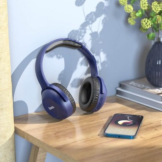 Навушники bluetooth Hoco Art Sount BT headset W33 / BT5.0, aux, Type-C, 15h|. . фото 9