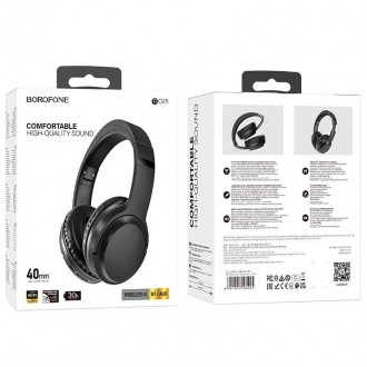 Borofone Rhyme BT Headphones BO25 - це стильні бездротові навушники, що надають . . фото 3