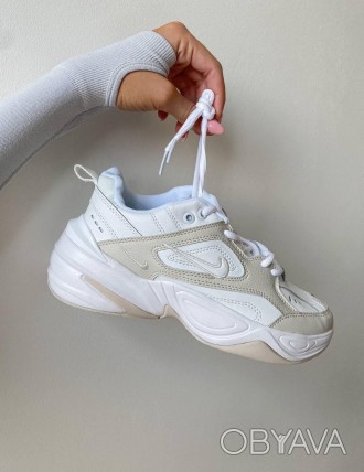 Кроссовки женские белые Nike M2K Tekno 
Стильные женские кроссовки Найк М2К Техн. . фото 1