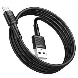 Кабель Hoco Micro USB Victory charging data cable X83 / 1m, 2.4 A|. . фото 11