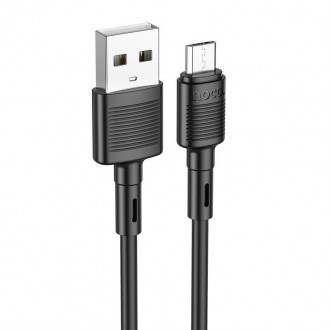 Кабель Hoco Micro USB Victory charging data cable X83 / 1m, 2.4 A|. . фото 3