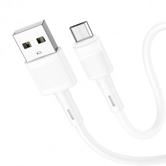 Кабель Hoco Micro USB Victory charging data cable X83 / 1m, 2.4 A|. . фото 6