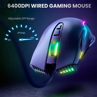 ONIKUMA Gaming CW905 RGB - сучасна геймерська миша для стаціонарних ПК і ноутбук. . фото 8
