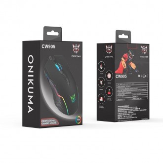ONIKUMA Gaming CW905 RGB - сучасна геймерська миша для стаціонарних ПК і ноутбук. . фото 4