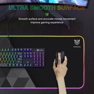 Килимок для мишки ONIKUMA Gaming Mouse Pad MP006 забезпечує КРАЩУ керованість ми. . фото 7