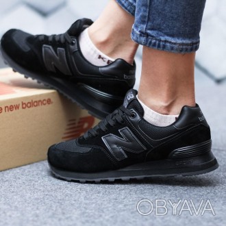 Кроссовки женские черные New Balance 574 
Рады представить вашему вниманию круты. . фото 1