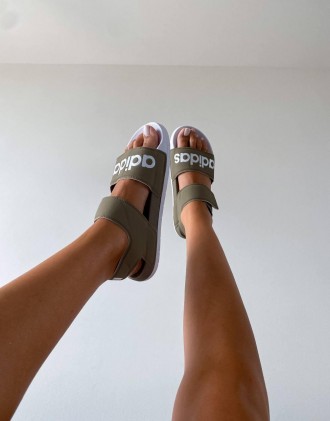 Сандали женские оливковые Adidas Sandals Olive (06751) 
Универсальное предложени. . фото 5