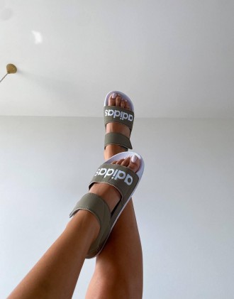 Сандали женские оливковые Adidas Sandals Olive (06751) 
Универсальное предложени. . фото 7