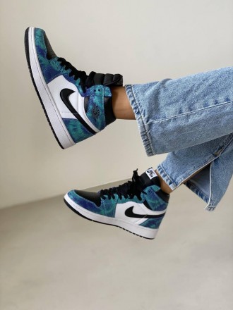 Кроссовки женские синие Nike Air Jordan 1
Представляем вам женские кроссовки Най. . фото 2