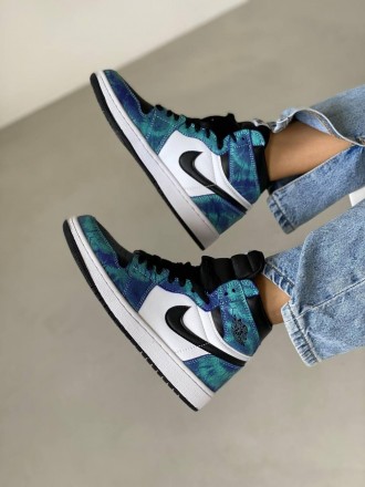 Кроссовки женские синие Nike Air Jordan 1
Представляем вам женские кроссовки Най. . фото 3