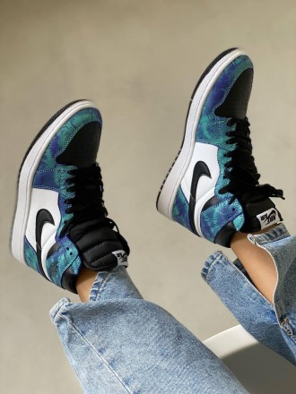 Кроссовки женские синие Nike Air Jordan 1
Представляем вам женские кроссовки Най. . фото 6