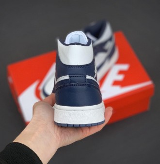 Кроссовки женские синие Nike Air Jordan 1
Представляем вам женские кроссовки Най. . фото 4