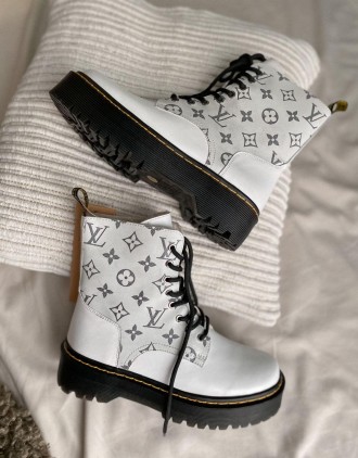 Женские ботинки белые зимние Dr. Martens Jadon 
Dr. Martens — это лучшая обувь в. . фото 7
