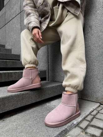 Сапоги угги женские зимние розовые UGG Classic Mini Pink (09654). Київ. фото 1 Сапоги угги женские зимние розовые UGG Classic Mini Pink (09654). Київ. фото 1