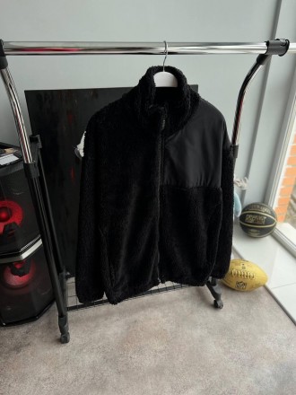 
Куртка мужская черная оверсайз весна-осень плюшевая без капюшона Мягуська Chas . . фото 9