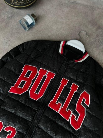
Куртка бомбер пилот мужская черная весна-осень брендовая без капюшона Chicago B. . фото 3