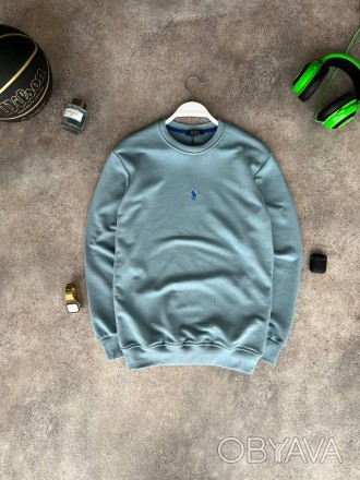 
Свитшот кофта мужская голубая без капюшона фирменная Polo Ralph Lauren
Без кофт. . фото 1