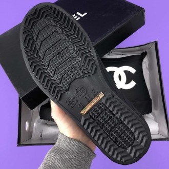 Женские ботинки черные весна-осень Chanel Rubber Black 
Женские ботинки Шанель в. . фото 9