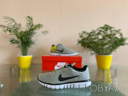 Кроссовки мужские серые Nike Free Run 3.0 Grey Black White
Стильная классика обу. . фото 1