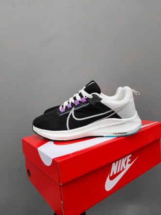 Кроссовки мужские черные Nike Zoom Black White Purple
Мужские кроссовки Найк Зум. . фото 5