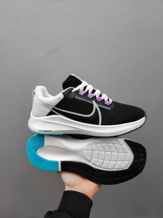 Кроссовки мужские черные Nike Zoom Black White Purple
Мужские кроссовки Найк Зум. . фото 7