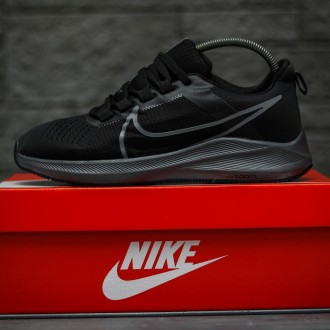 Кроссовки мужские черные Nike Zoom Black Grey 
Мужские кроссовки Найк Зум в черн. . фото 4