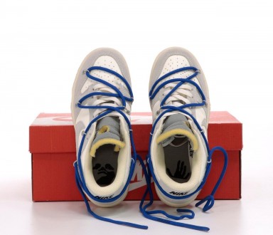 Кроссовки женские серые Nike SB Dunk x Off White Grey Blue
Женские кроссовки Най. . фото 8