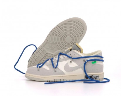 Кроссовки женские серые Nike SB Dunk x Off White Grey Blue
Женские кроссовки Най. . фото 5