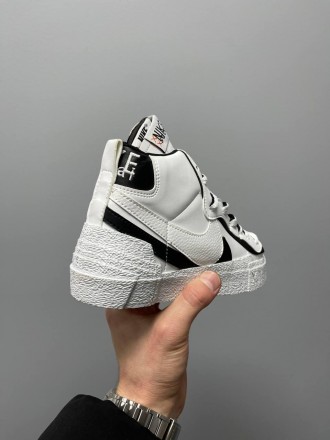 Кроссовки женские черные Nike Blazer Mid x Sacai White Black
Женские кроссовки Н. . фото 10