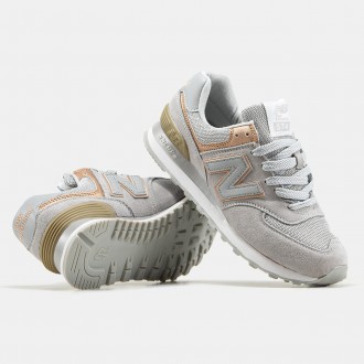 Кроссовки женские бежевые New Balance 574 Beige Rose Gold
Спортивные женские кро. . фото 8