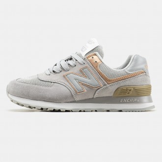 Кроссовки женские бежевые New Balance 574 Beige Rose Gold
Спортивные женские кро. . фото 2