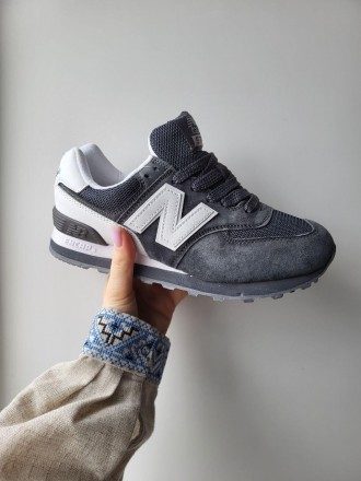 Кроссовки женские серые New Balance 574 Grey
Спортивные женские кроссовки Нью Бе. . фото 12