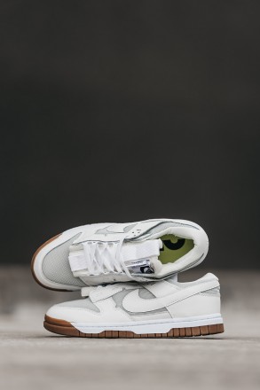 Кроссовки мужские белые Nike Air Dunk Remastered White Gum
Мужские низкие кроссо. . фото 7