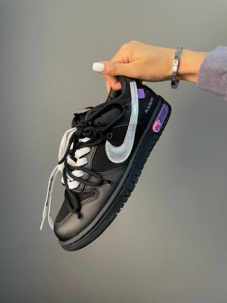 Кроссовки женские черные Nike SB Dunk x Off White Black Silver
Рады представить . . фото 2