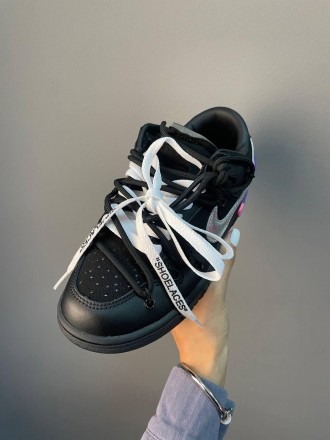 Кроссовки женские черные Nike SB Dunk x Off White Black Silver
Рады представить . . фото 7