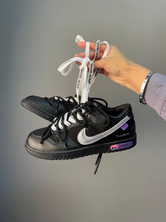 Кроссовки женские черные Nike SB Dunk x Off White Black Silver
Рады представить . . фото 8