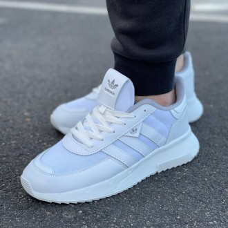 Кроссовки мужские белые Adidas White
Мужские кроссовки Адидас в крутой белой рас. . фото 3