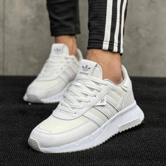 Кроссовки мужские белые Adidas White
Мужские кроссовки Адидас в крутой белой рас. . фото 2