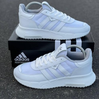 Кроссовки мужские белые Adidas White
Мужские кроссовки Адидас в крутой белой рас. . фото 11