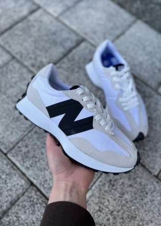 Кроссовки женские белые New Balance 327 White Grey Black
Женские кроссовки Нью Б. . фото 3