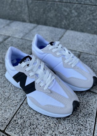 Кроссовки женские белые New Balance 327 White Grey Black
Женские кроссовки Нью Б. . фото 7