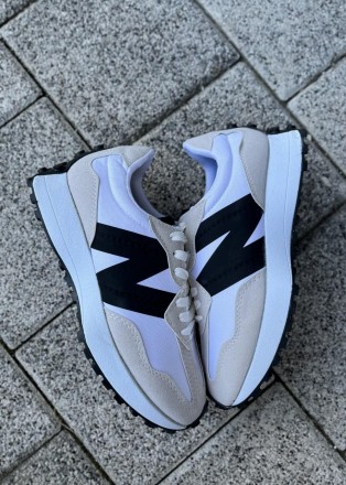 Кроссовки женские белые New Balance 327 White Grey Black
Женские кроссовки Нью Б. . фото 9