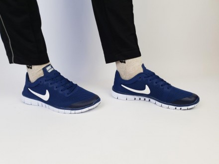 Кроссовки мужские синие Nike Free Run 3.0 Blue White
Спортивные мужские кроссовк. . фото 7