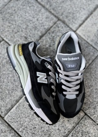 Кроссовки женские черные New Balance 992 Black Grey White
Крутая спортивная моде. . фото 5