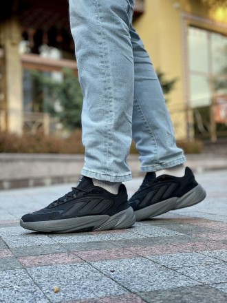  Кроссовки мужские чорные Adidas Ozelia Black Grey 
Представляем вашему вниманию. . фото 6